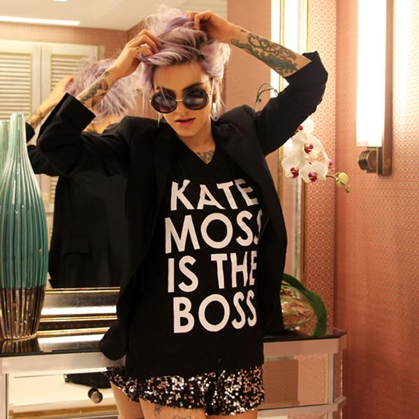 Shiny Black-Gold Lavender