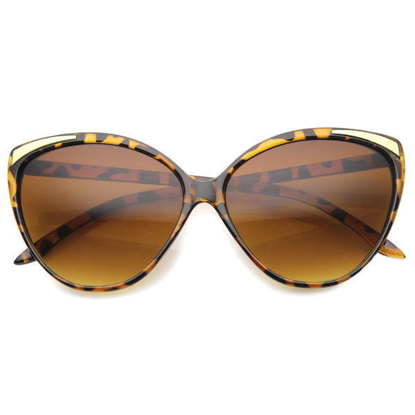Women's Oversize Cat Eye Gradient Lens Sunglasses - zeroUV