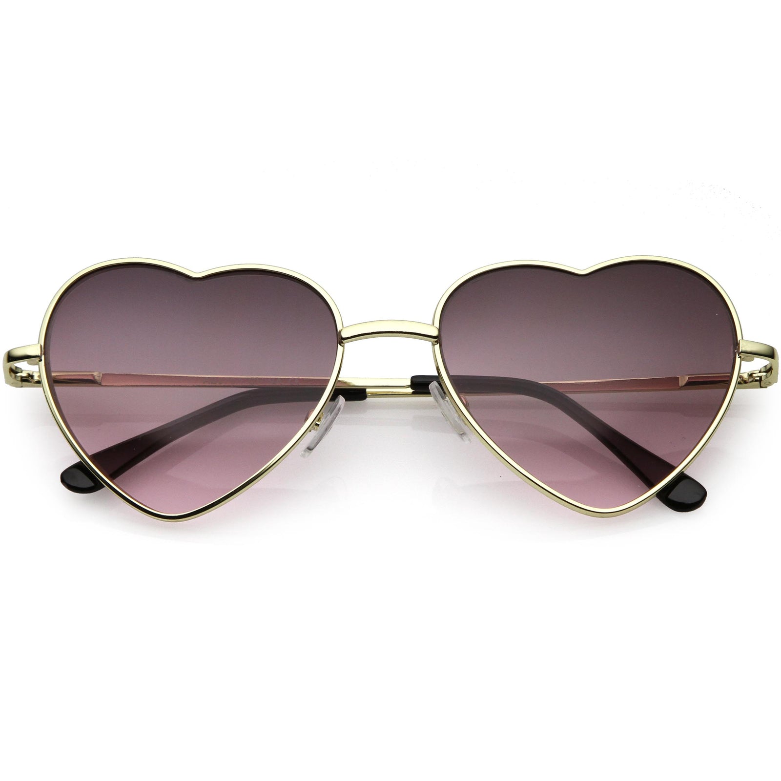 Womens Cute Metal Heart Shape Fashion Sunglasses 8796