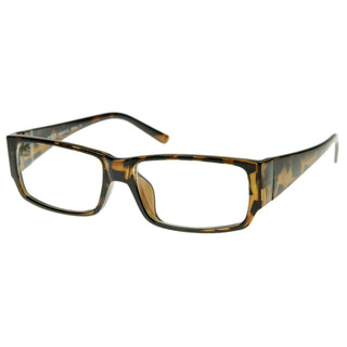 Gafas de lentes transparentes con montura RX óptica cuadrada moderna 8035 - Tortuga