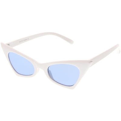 Retro 1950's Geometric High Pointed Cat Eye Sunglasses C492