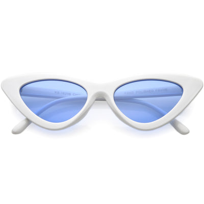 Cute White and Pearl Sunnies - Cat-Eye Sunglasses - Mini Sunnies - Lulus