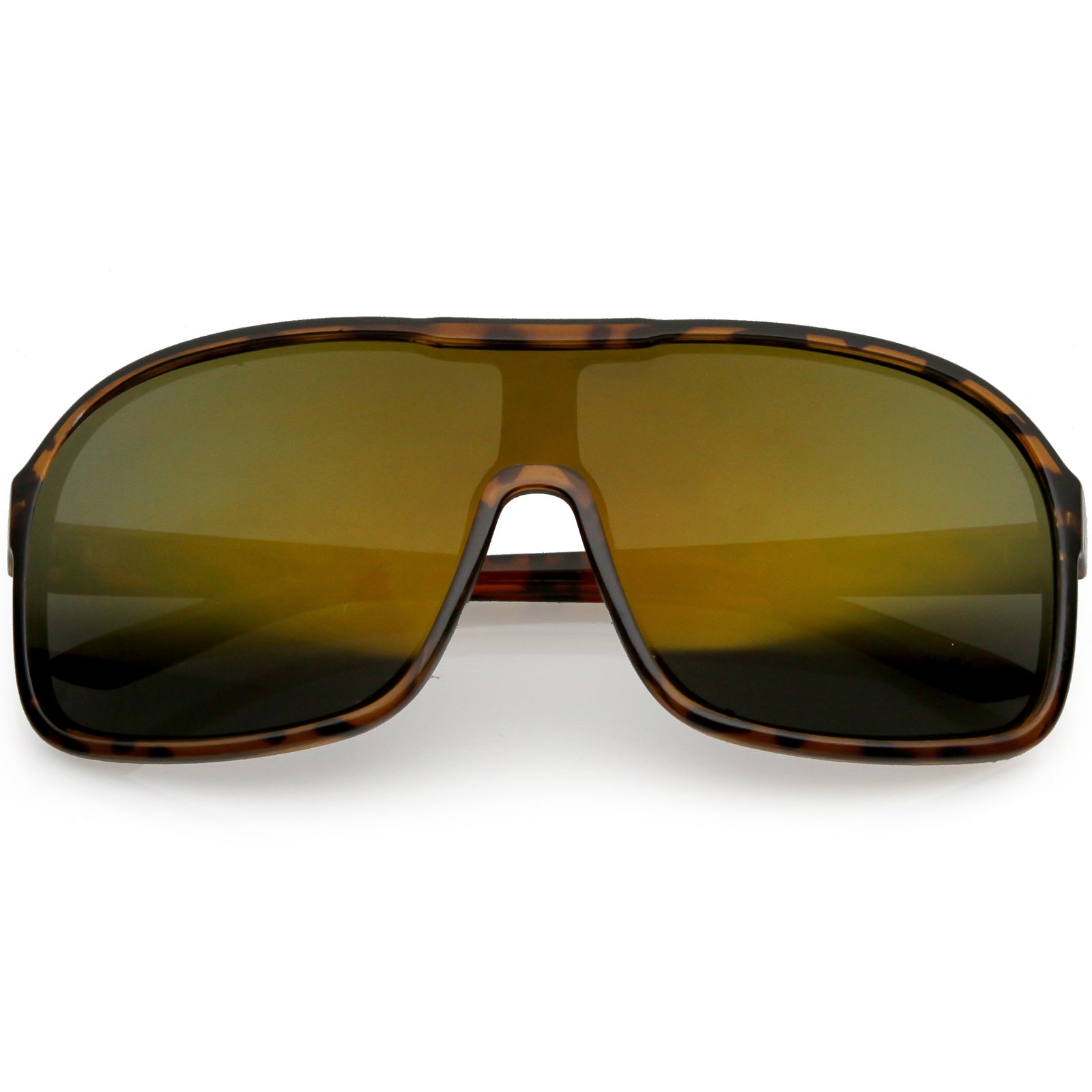 Gafas de sol retro con lentes espejadas para deportes de equitación de los años 80 C562