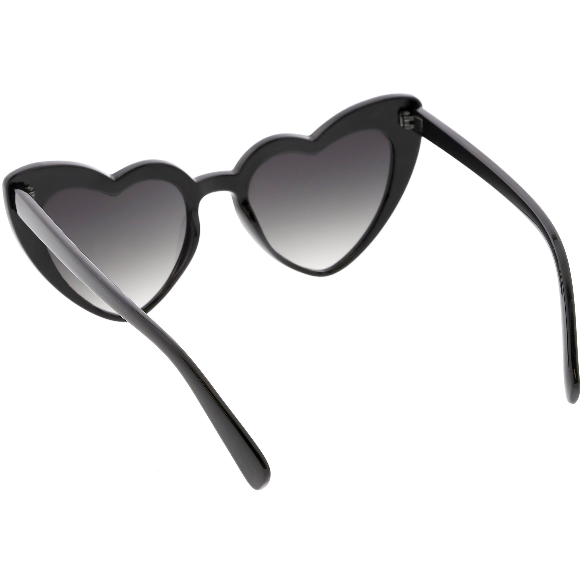Women S Oversize Rhinestone Heart Shape Sunglasses Zerouv