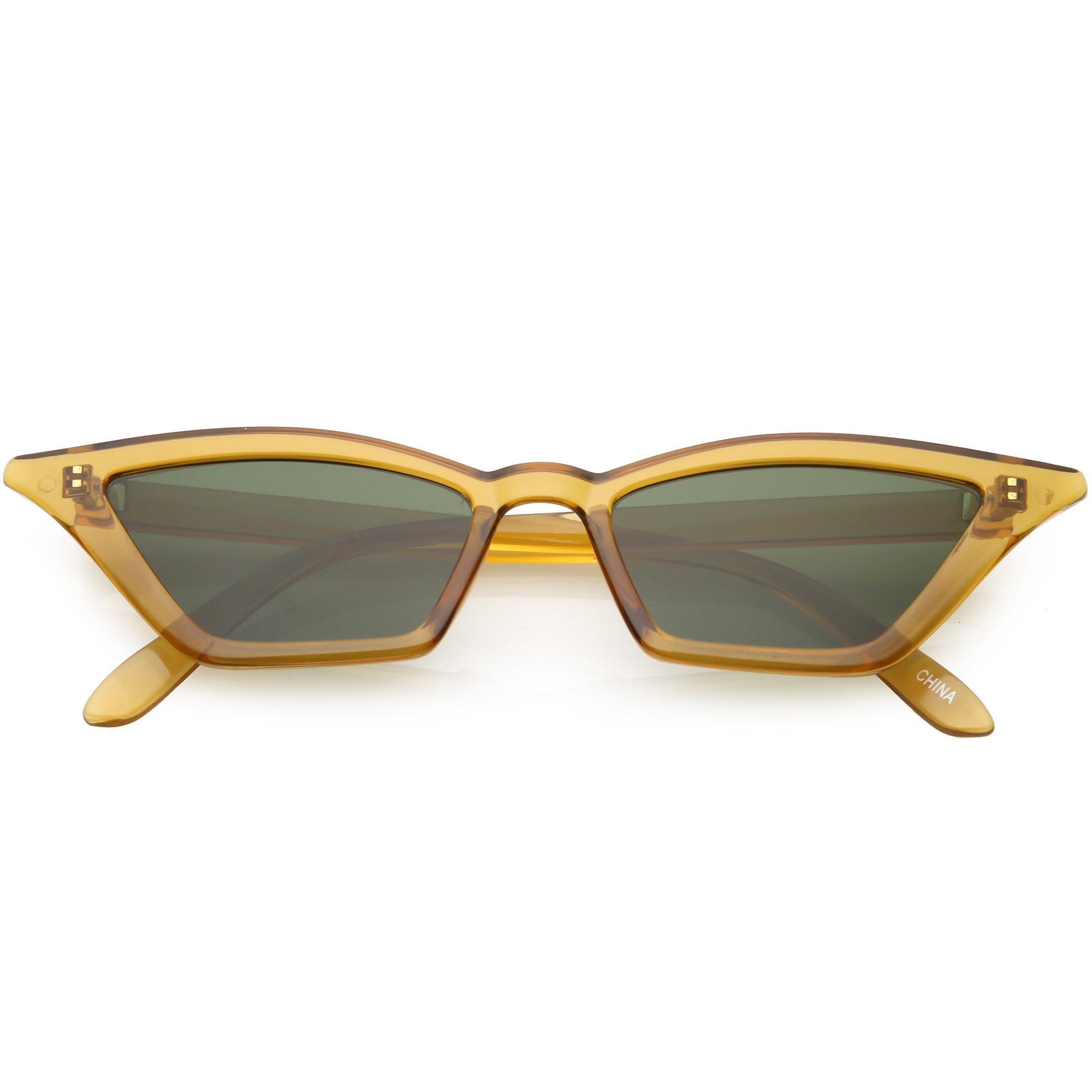 Large Retro Flat Top Fashion Aviator Sunglasses C003 [Promo Box] | zeroUV