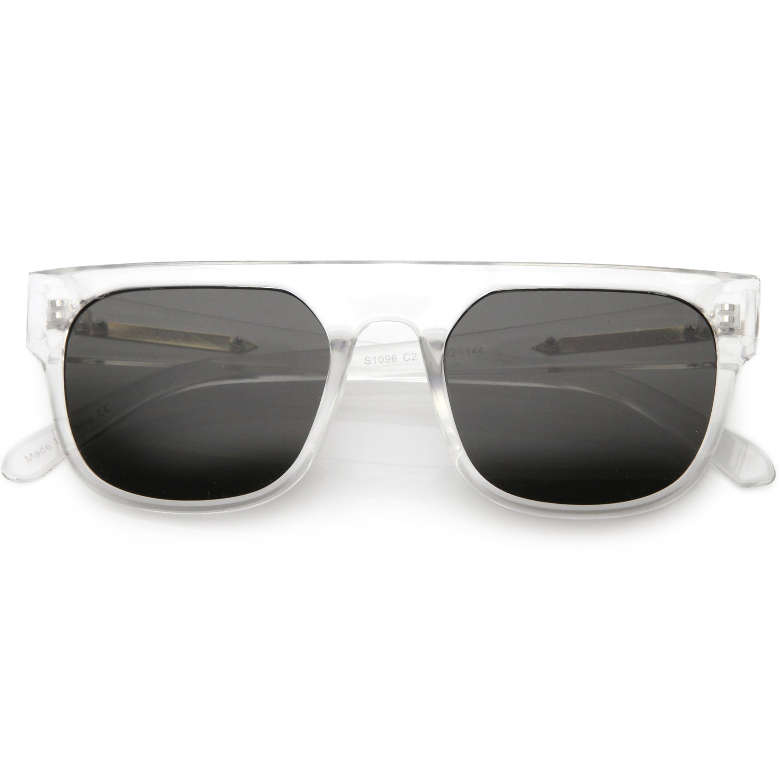 Men's Modern Street Wear Horned Rim Flat Top Sunglasses C935