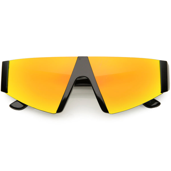 Mirrored lens sunglasses  zeroUV® Eyewear Tagged flat top