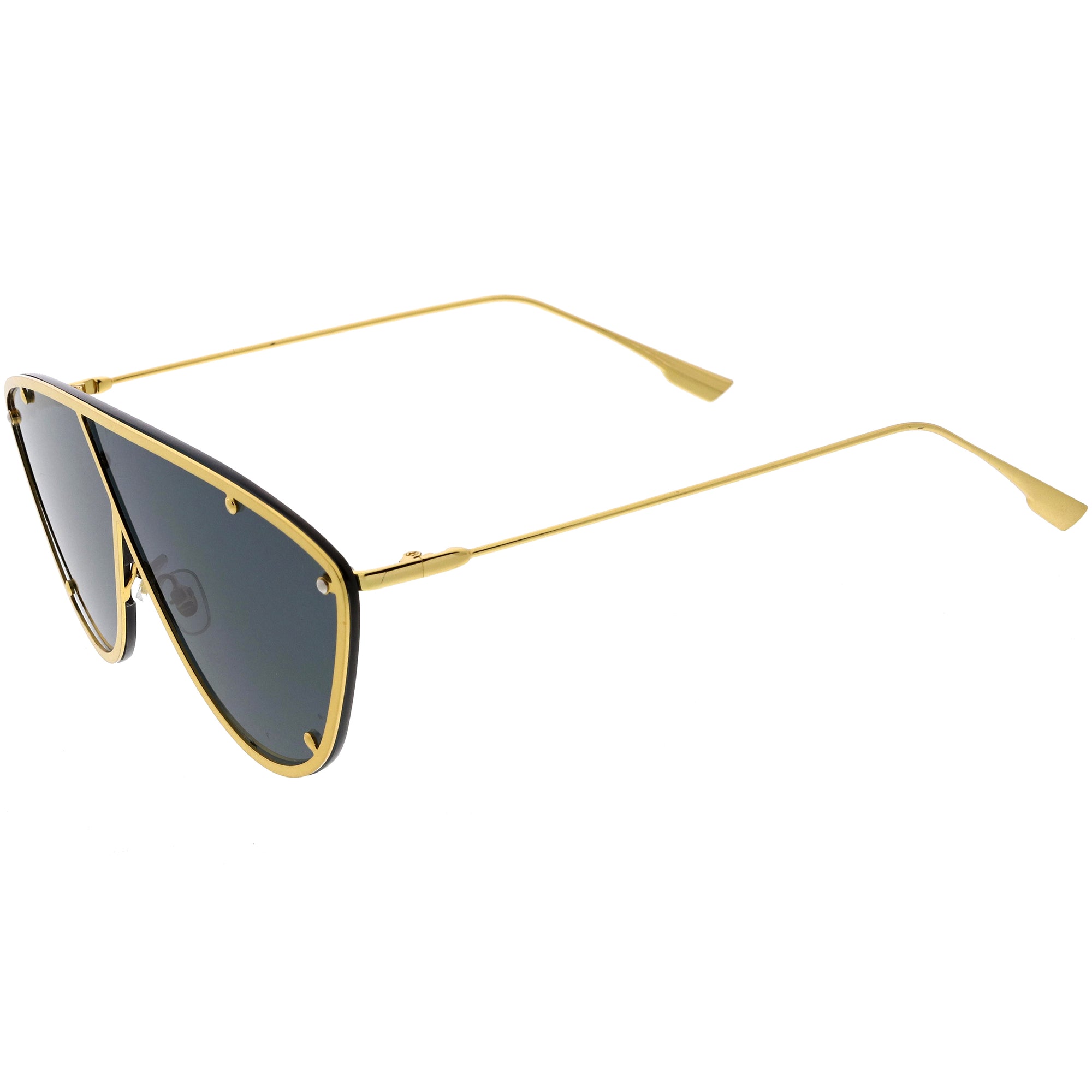 High Fashion Metal Chain Arm Aviator Sunglasses