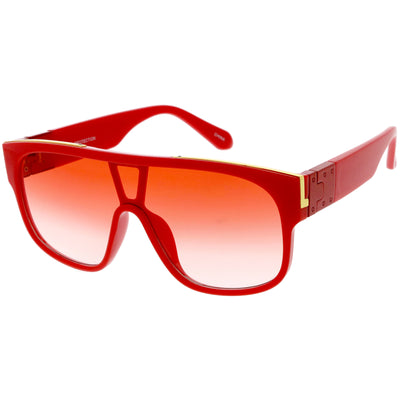 Louis Vuitton Red 1.1 Millionaires Mask Shield Sunglasses Louis Vuitton