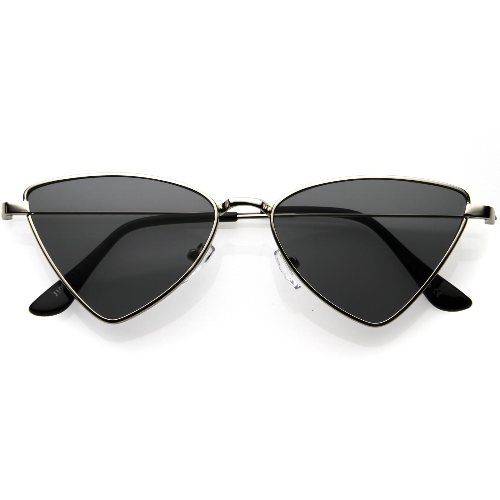Slim Point Lightweight Metal Cat Eye Sunglasses D122