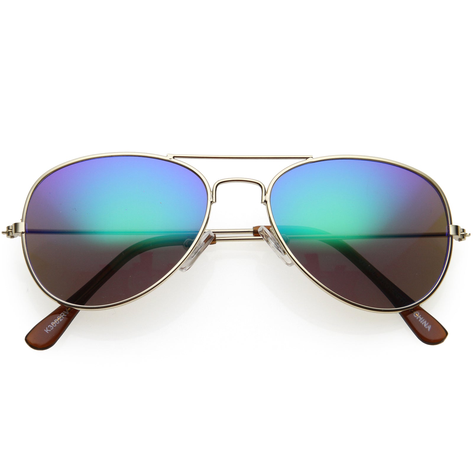 Kids Classy Mirrored Lens Metal Aviator Sunglasses D140