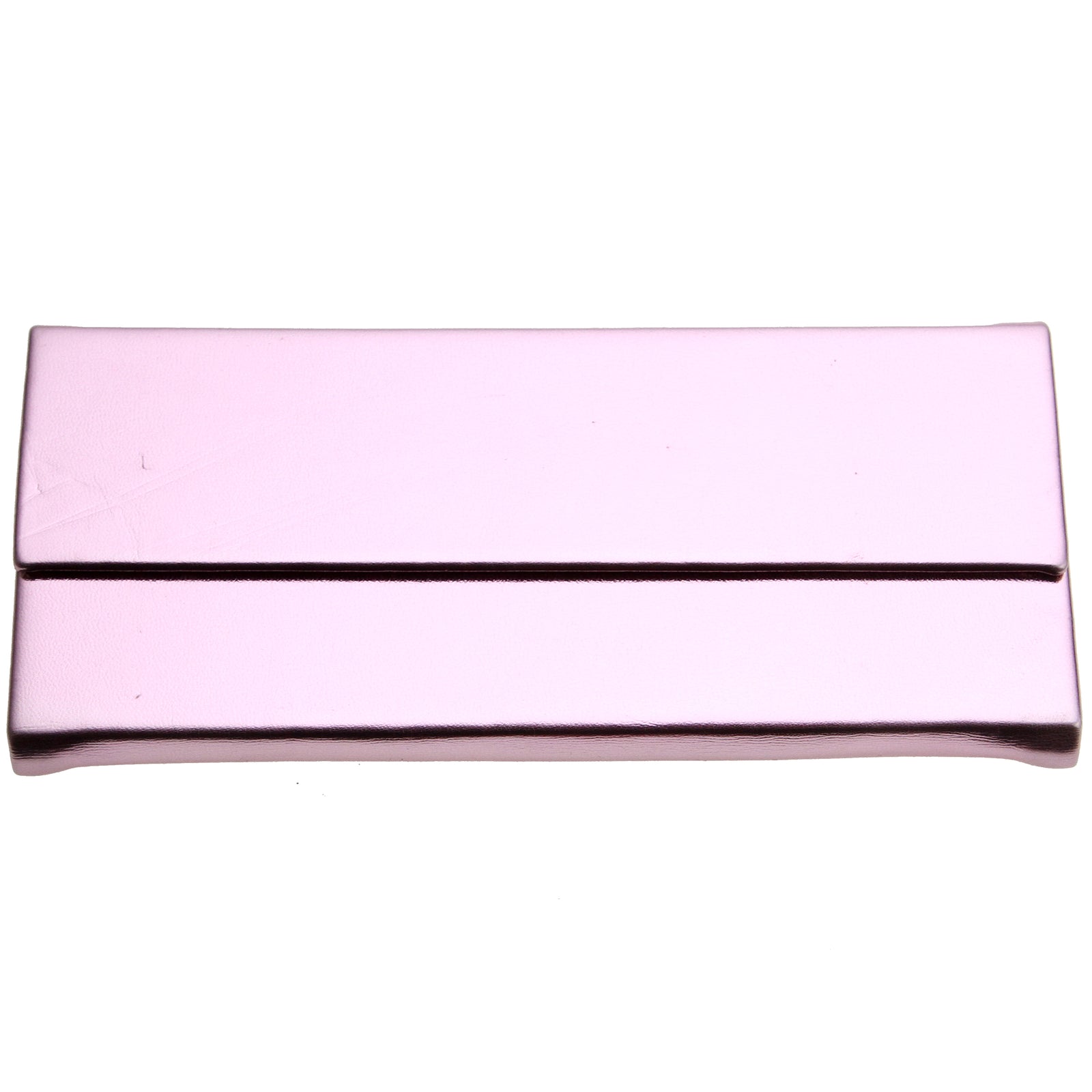 Estuche para gafas de sol portátil de color metálico con forma de triángulo de 6,5" D197