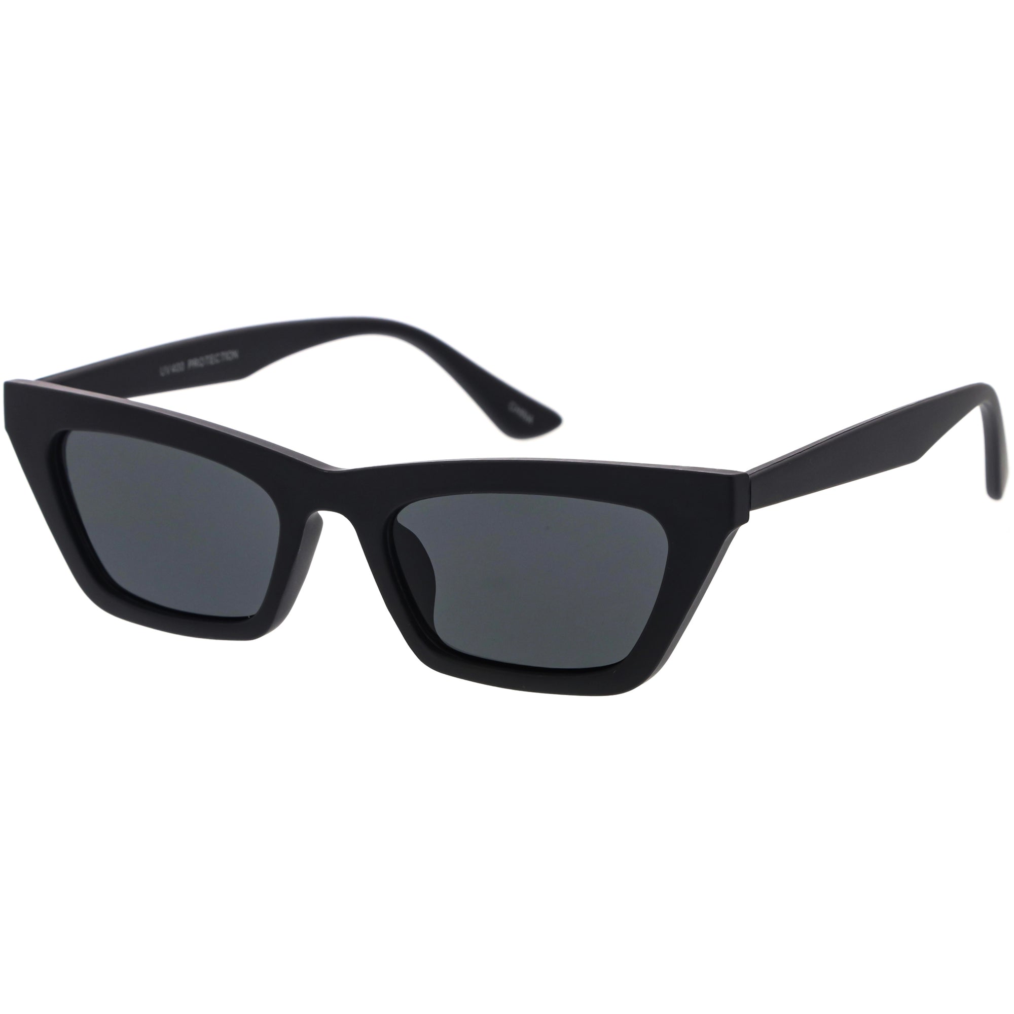 Mod Vintage Inspired Slim Pointed Cat Eye Sunglasses D211 - zeroUV