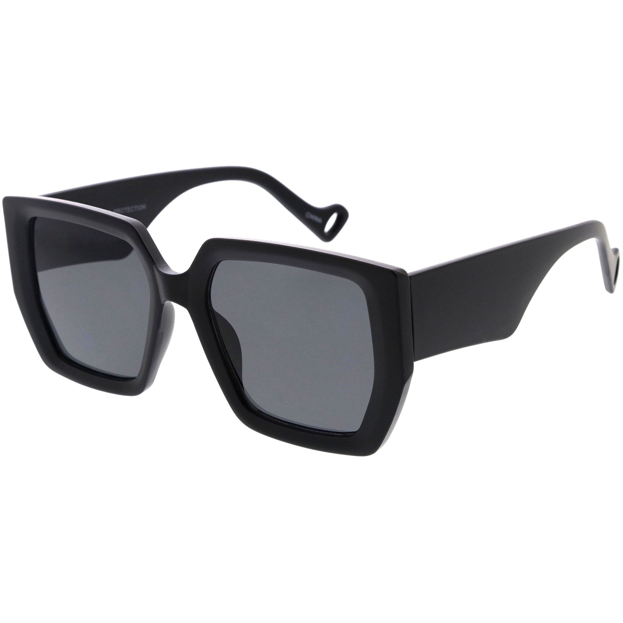Oversized High Fashion Thick Rimmed Square Sunglasses D235 - zeroUV